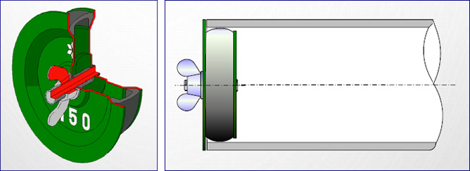 Plug for pipe line - HEXA PLUG